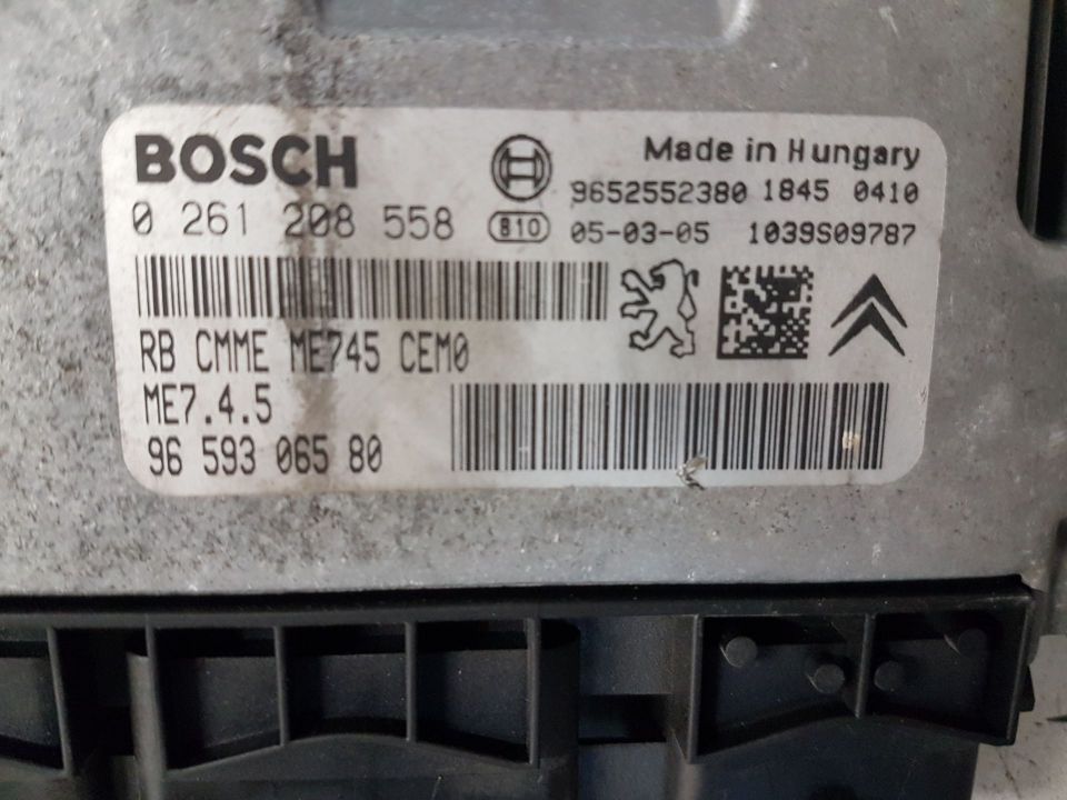 Immagine di Centralina Motore Peugeot 307 1.6 16v Bosch 0261208558